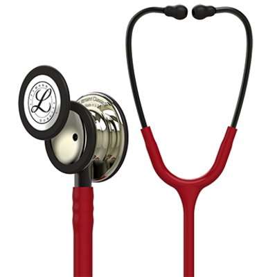 Littmann Stethoscope Classic III: Champagne Chestpiece, Burgundy Tube, 27 inch, 5864