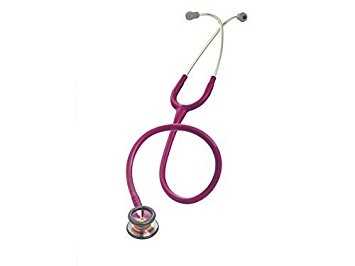 Littmann Classic II Infant: Rainbow-Finish Chestpiece, Sunshine Yellow Eartubes, Raspberry Tube 2157