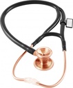 MDF Classic Cardiology Dual Head Stainless Steel Stethoscope -Gold Edition- Rose Gold Black (MDF797RG11)